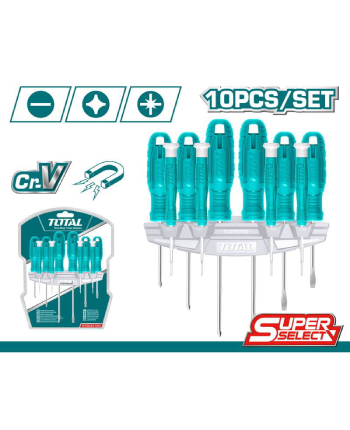 DESTORNILLADORES 10 PZ TOTAL