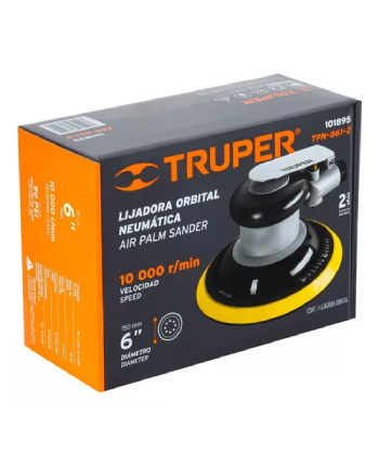 LIJADORA ORBITAL NEUMATICA 6” TRUPER