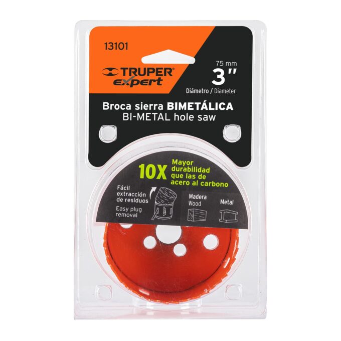 BROCASIERRA BIMETALICA 3" TRUPER