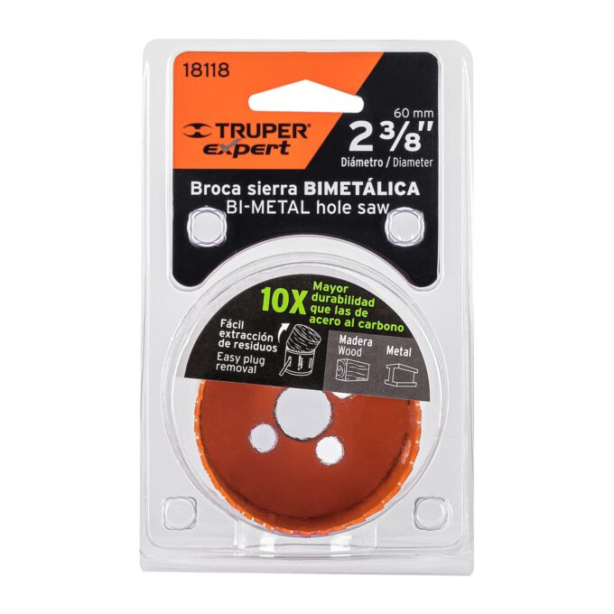 BROCASIERRA BIMETALICA 2 -3/8" TRUPER