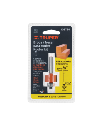 FRESA REBAJADORA - BALINERA 7/8” TRUPER