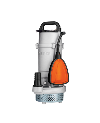 BOMBA SUMERGIBLE CUBIERTA ALUMINIO, AGUA LIMPIA, 1 HP, TRUPER