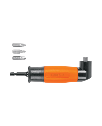 ADAPTADOR PARA DESTORNILLADORES IMPACTO, PORTA PUNTAS 1/4" TRUPER